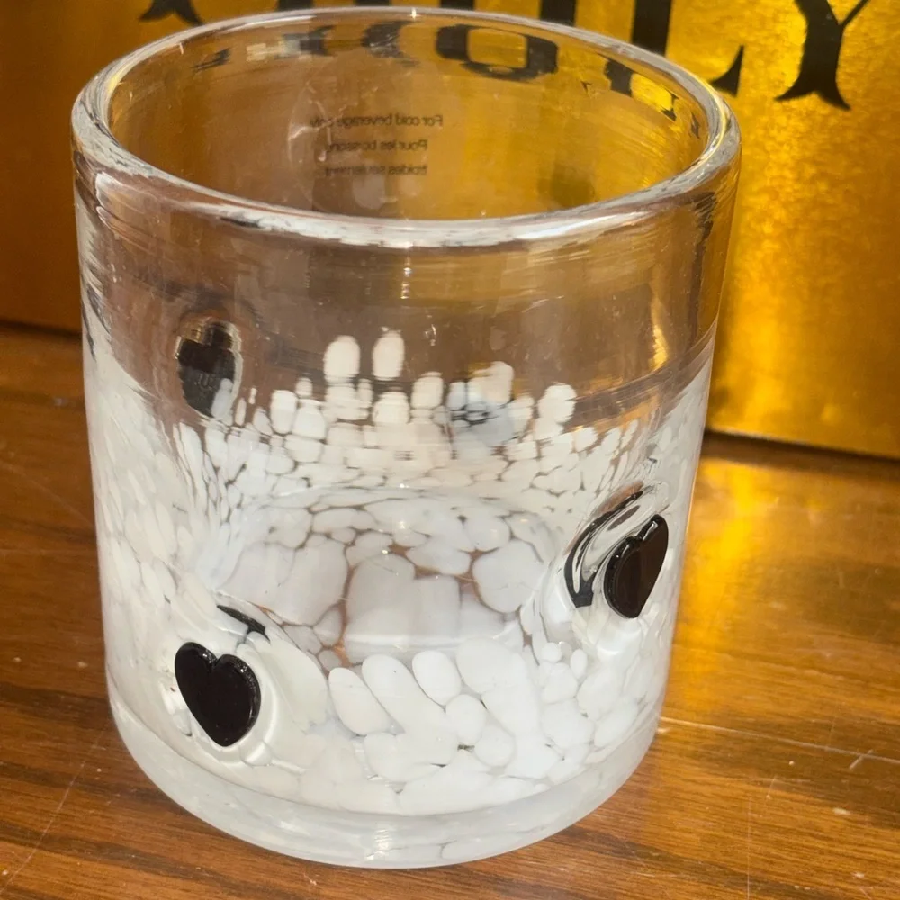 🖤 Thyme & Table 12 oz Cloud Heart Drinking Glass